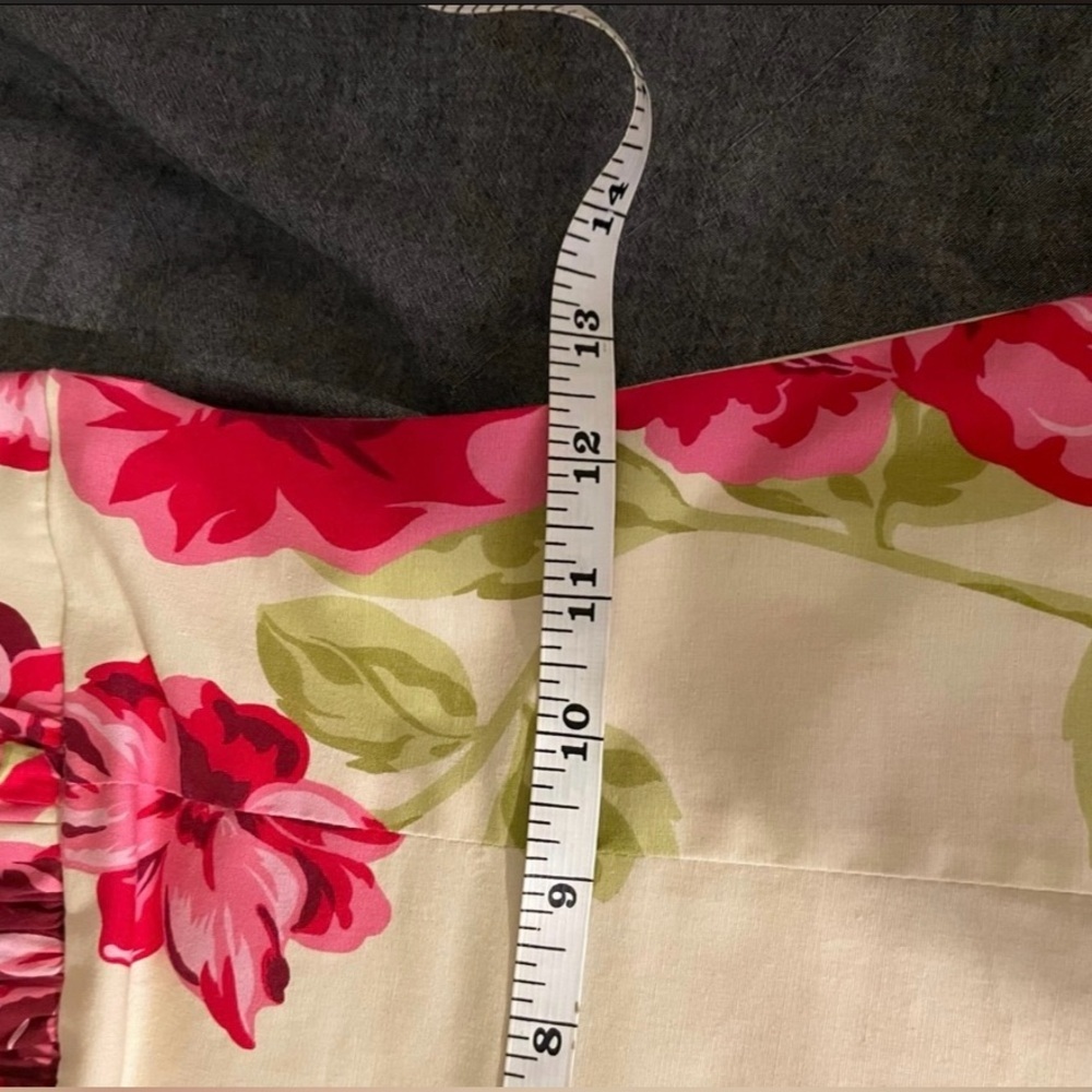 Rubber Ducky Pink and Green Floral Mini Strapless Flirty Dress - Picture 7 of 7